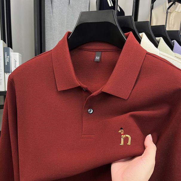 Men’s Classic Long-Sleeve Polo Shirt – 96% Premium Cotton, Breathable & Moisture-Wicking (12 Colors) – Slim Fit, Embroidered Detail – M To 4XL_viptrois.com