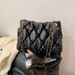 Women's Crossbody Bags High-grade Soft Rhombic Chain Bag Large Capacity Tote Bag Fashion Shoulder Bag_viptrois.com