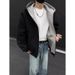 Spring And Autumn Men's American Trendy Brand Loose Lazy Style Hoodie Youth Student Jacket Zipper Cardigan_viptrois.com