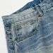 American Style Washed Vintage Denim Straight-Leg Pants Men's Trendy Frayed Loose Casual Trousers_viptrois.com