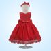 Infant And Young Children's Dress Lace Color Matching Baby One Year Old Dress Bow Clothing Manufacturer_viptrois.com