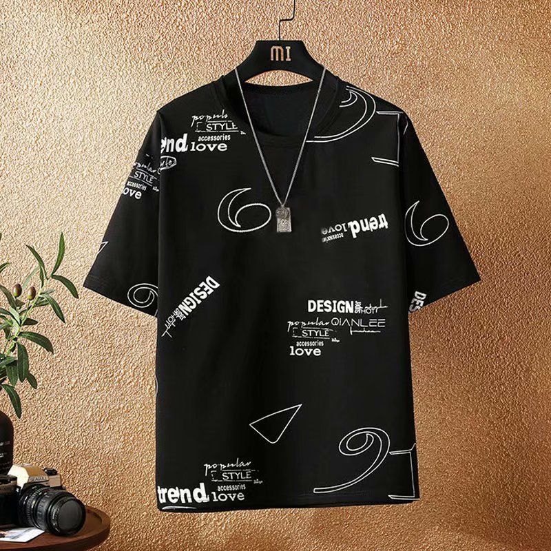Men's Clothing summer sports men's five point short sleeved running basketball uniforms casual loose T shirt shorts two piece suit_viptrois.com