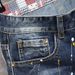 Men's Clothing Men's Ripped Denim Shorts Loose Straight Leg Summer Paint Look Trendy Distressed Five Point Pants_viptrois.com