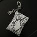 Snake Pattern Portable Coin Purse Keychain Pendant Street Fashion Bag Pendant_viptrois.com