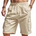 Men's Outdoor Work Shorts Tactical Multi-Pocket Casual Loose Fitting American Style Hot Selling_viptrois.com
