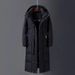 Knee-length Men's Down Jacket Winter New Thickened Warm Fashion Trendy Jacket_viptrois.com