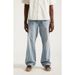 Men's Retro Washed Straight Leg Loose Fit Casual Pants Light Color Trendy Distressed Versatile Style Long Trousers_viptrois.com