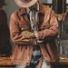 Men's Clothing American retro denim jacket men's autumn loose trendy brand 2024 new style handsome trendy workwear jacket men_viptrois.com