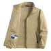 Men's Jacket - Slim Fit Stand Collar Windproof Zip-Up Coat For Autumn & Spring (Casual & Stylish)_viptrois.com