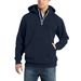 Men's Oversized Hooded Sweatshirt – Thickened Winter Pullover With Custom Print Option (Black/Navy/Red, M-XXXL)_viptrois.com