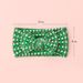 European and American Christmas hair accessories children bow headband nylon 3D digital printing baby fontanelle baby hair band_viptrois.com
