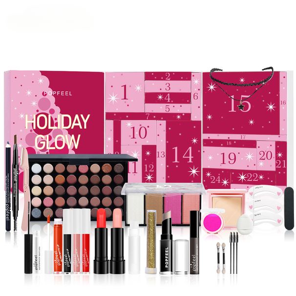 Christmas Countdown Gift box Makeup set for holiday gifts_viptrois.com