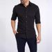 Men's Clothing Men's Zipper Shirt Hidden Zipper Button Oxford Stretch Cotton Zipper Lining_viptrois.com