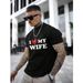 Camiseta De Manga Corta Impresa Casual Hombre, Para Uso Diario, Primavera/Verano_viptrois.com