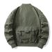 Men's Clothing Bomber Jacket Men's American Retro Baseball Uniform Multi Pocket Work Jacket Functional Jacket Three Proof Assault Top_viptrois.com