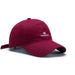 Washed Letter Embroidery Soft Top Thin Male And Female Gender-neutral Baseball Cap Outdoor Sports Versatile Cap_viptrois.com