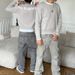 Streetwear Embroidered Sweater Men – Oversized Knit Pullover With Floral Jacquard Design (Grey/Black, S-XXL)_viptrois.com
