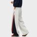 2026 American Contrasting Striped Sweatpants Men's Autumn And Winter New Trendy Brand Casual Pants Retro Loose Straight Long Pants_viptrois.com