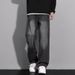 2025 New Loose Straight Long Washed Vintage Retro Jeans Men High Street Wide Leg Versatile Casual Pants_viptrois.com