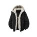 American Style Hooded Short Jacket For Men 2025 Winter New Trendy Fur Collar Versatile Warm Cold-Resistant Cotton Coat_viptrois.com