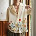 Men's Clothing Men's Casual Short Sleeved Shirt Lapel Fashion Flower Retro Shirt_viptrois.com