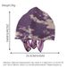 Korean Velvet Turban Hat – Floral Tie-Dye Chemo Cap (Breathable Two-Tail Design For Women)_viptrois.com
