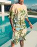 Men's Clothing Summer Casual T Shirt Set 3D Print Fashion Hip Hop Crew Neck Shirts Beach Shorts Fashion Mens_viptrois.com
