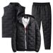 "Men's Winter 3-Piece Set – Thickened Hooded Jacket With Matching Pants (Windproof, Multi-Color, Sizes M-5XL)"_viptrois.com