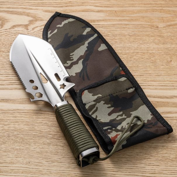 Mini Outdoor Engineer Shovel Stainless Steel Multi Function Engineer Shovel Camping Convenient Survival Equipment Portable Small Hand_viptrois.com