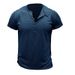 Man's clothing Men's outdoor top men's short sleeve T-shirt men's Henry bamboo cotton T-shirt_viptrois.com