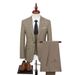 Men's Clothing Plaid Suits For Men Business Slim Fit Formal Suits Best Man Groom Wedding Dress Suits For Men_viptrois.com