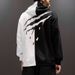 Men's Clothing Fashion Trend Color Block Sweatshirt Men's Long Sleeved Sports Hooded Top_viptrois.com