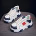 Mother & Kids Ins Korean New Shoes Women Student Sports Running Shoes Casual Thick Bottom Heightening_viptrois.com