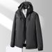 Lightweight Hiking Windbreaker Jacket For Men – Breathable & Stretchable Outdoor Shell With Detachable Hood, All-Season Trekking Coat (Sizes L-5XL)_viptrois.com