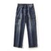 Autumn New Jeans Men's Multi-bag Wide-leg Overalls Men's Trendy Washed American Straight Jeans Men's Clothing Factory_viptrois.com