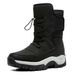Men's Big & Tall Winter Snow Boots | Waterproof Insulated Mid-Calf Arctic Boots With Ankle Support_viptrois.com
