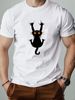Maglietta Uomo 180g Cotone Puro Girocollo Minimalista Monocolore Morbida Traspirante Base Stratificazione Vestibilità Regolare Estate_viptrois.com