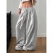 Men's Clothing Trendy Casual Women's Trousers, Foreign Trade, Loose Wide Leg, Drapey, Versatile Long Trousers_viptrois.com