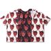 Men's Clothing A Pair Of Lapel Casual Men And Women Couple Spring And Summer Loose Color Matching Devil Digital Print Short Sleeved Trendy Brand Shirt_viptrois.com