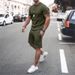Men's Clothing Men's Summer Street Wear Short Sleeved Shorts Men's Casual Sports Large Size Suits Men_viptrois.com