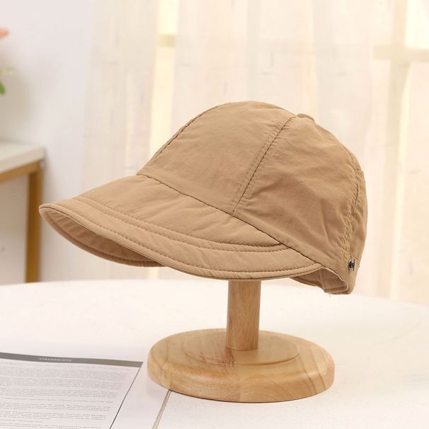 Summer New Protection Hat, Artistic Casual With Mask Holder, Sun That Makes Face Look Smaller, Drawstring Fisherman Hat_viptrois.com