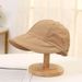 Summer New Protection Hat, Artistic Casual With Mask Holder, Sun That Makes Face Look Smaller, Drawstring Fisherman Hat_viptrois.com