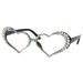 European And American New Peach Heart Diamond Sunglasses For Women Cute Cat Eye Heart Shaped Sunglasses With Diamonds Handmade Glasses_viptrois.com