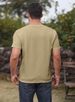 2025 Designer T-shirt Men's Short Sleeved T-shirt Round Neck Texture Casual Tight Summer Texture Casual Tight Summer_viptrois.com
