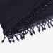 New Beaded Lace Hui Headscarf Cross Water Drop Bead Tube Black Tassel Scarf_viptrois.com
