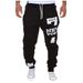 Men's Clothing Ndependent Website Foreign Trade Printed Casual Pants Men's 2025 New Drawstring Sports Pants_viptrois.com