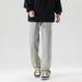 Men's Clothing Retro Drape Loose Straight Pants Men's Casual Wide Leg Trousers_viptrois.com