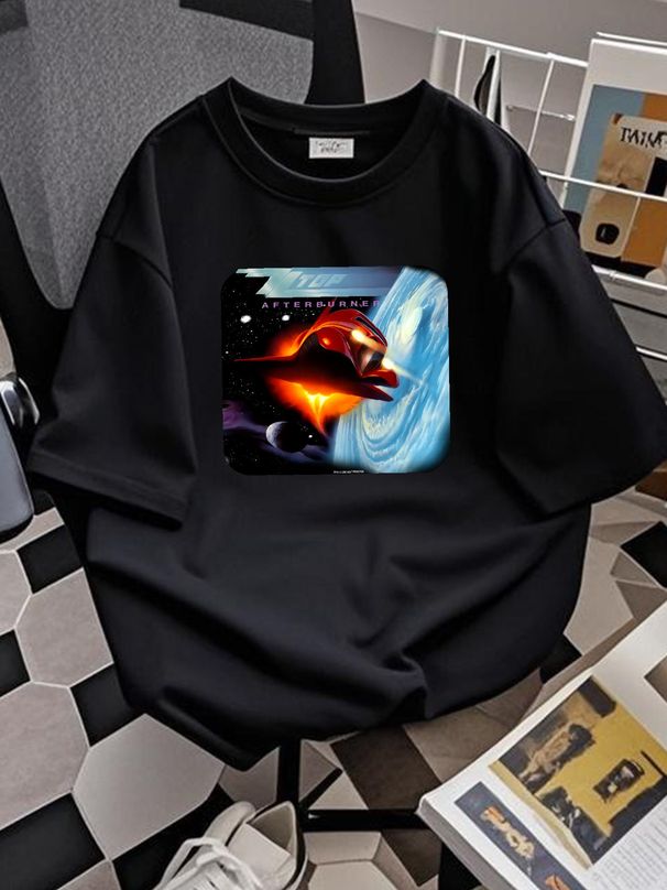 ZZ TOP Afterburner Black For Men Women T-Shirt All Size TP599 Stylish Comfortable Streetwear Fashion Graphic Versatile Slightly Designer Clothes_viptrois.com