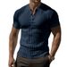 Men's Performance Compression T-Shirt – Muscle Fit Gym Shirt With Moisture-Wicking Fabric & Breathable Mesh For Workout & Athletic Wear_viptrois.com
