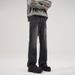 Men's Clothing American High Street Autumn New Washed Bamboo Cotton Jeans Loose Flared Distressed Wide Leg Pants_viptrois.com